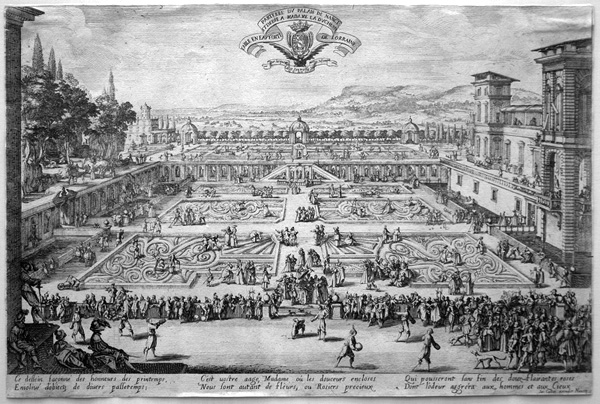 Jacques Callot, Parterre du Palais de Nancy.