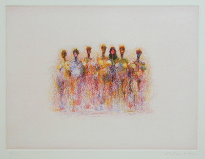 Eckart Print:  Group of Figures (3 of 4)